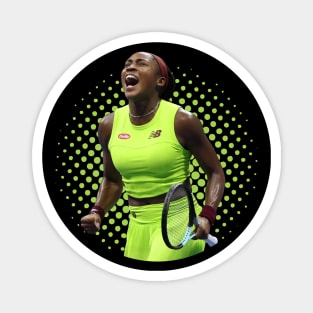 Coco Gauff American Tennis player Magnet